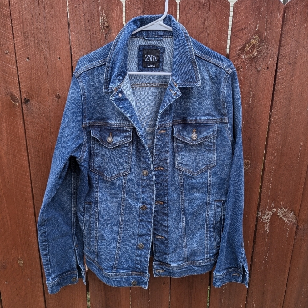 Zara Men’s Blue Denim Jacket